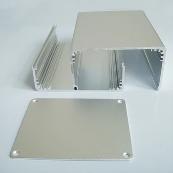 1 buc Argintiu culoare carcasa din aluminiu caz de electronics project caz 74(H)x90(W)x120(L) mm 8201