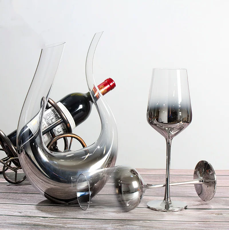 camp Odysseus Tear La reducere! În stil european, sticla cristal galvanizare de argint-gri  gradient american pahar de vin roșu metal cupă în formă de u decantor vin >  Magazin | www.hilfigeronline.ro