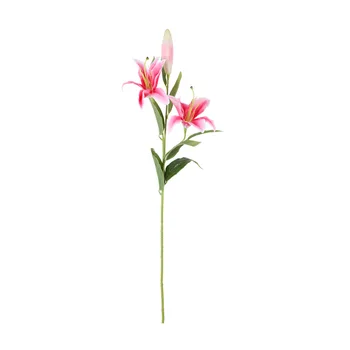 11pcs/3 capete 95cm Înaltă calitate crin flori de matase flori artificiale nunta acasă decor de masă