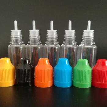 200pcs 10ml PET de Plastic Gol Compresibil Dropper Sticla de E-Lichid Probă de Sticla Ochi Picătură Reîncărcabile Ac Flacon