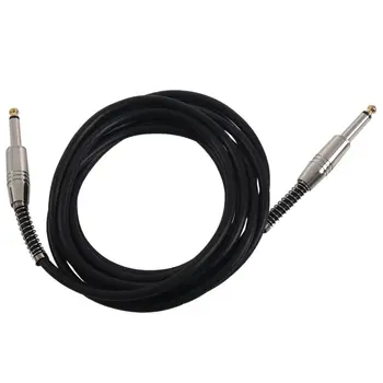 3 Metri Cablu De Chitara Bas Electric Jack Cablu Plug Zgomot Redus Negru