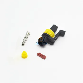 30 de seturi Kit 1 Pin 1 Mod Super Sigilate Electrice Sârmă Conector auto pentru autoturisme 282079-1