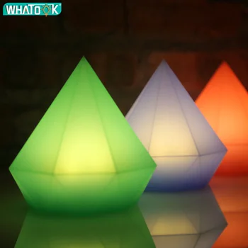 3D Diamond LED Lumini de Noapte cu Senzor Tactil Masă Lampă de Birou Silicon Moale Robinet de Desene animate de Iluminat Veioza ziua de nastere Cadou de Crăciun