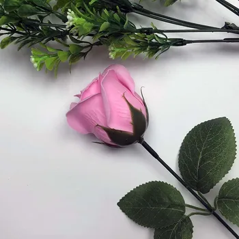 50Pcs Trandafiri Flori Artificiale de Înaltă Calitate a Crescut de Sapun Flori de Cap Diy Cadou Pentru Ziua Îndrăgostiților, Ziua Mamei Nunta Decor Acasă
