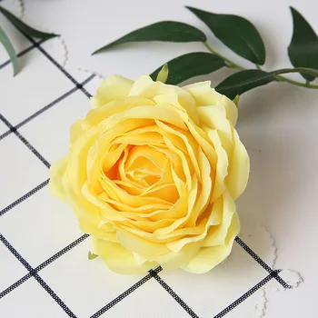 7pcs 9cm înaltă calitate flori artificiale flori de trandafir fals cap floare de nunta de Sărbătoare decorațiuni handmade, DIY flori de perete