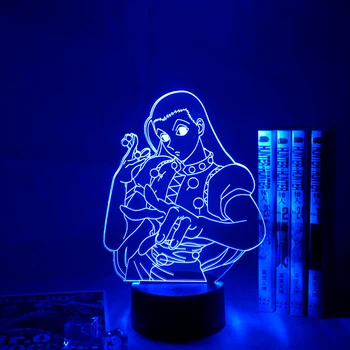Anime Hunter X Hunter Acrilice Lumina Led Noapte Lumină Zoldyck Figura 3d LampBedroom Decor de Lumină pentru Copil Cadou de Ziua Copilului
