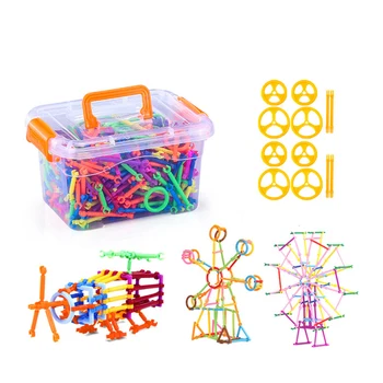 Baghete magice Colorate 4D Blocuri de Plastic de Îmbinare Asamblate Blocuri Amuzant Dezvoltarea de Învățământ de BRICOLAJ, Jucarii pentru copii, cadouri