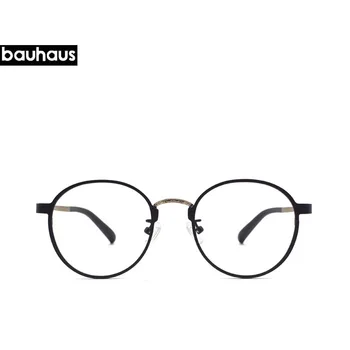 Bauhaus Brand Coreea de Design de Inalta Calitate Rotunde Clar Ochelari Ochelari de vedere Pentru Femei Barbati Retro Ochelari de soare Rotund optice Computerul Cadru