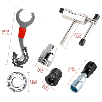 Bicicleta De Munte Manie Lanț Tăietor Extractor Consolă/Pinioane/Manivela Extractorului Remover Kit De Instrument De Reparații De Biciclete