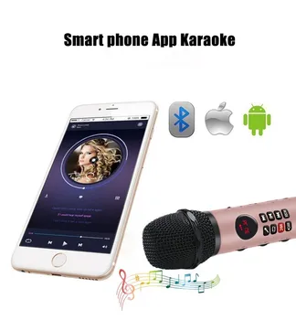 Bluetooth condensator microfon karaoke boxe wireless microfon karaoke 9w TF card de redare muzică microfon pentru telefon Android pe calculator
