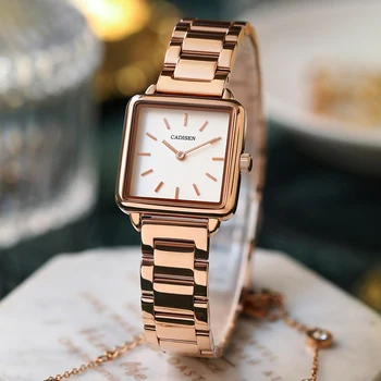 CADISEN 2020 Brand de Lux Doamnelor Ceas de Moda pentru Femei Ceasuri Piața Impermeabil Cuarț Ceas Rose Gold Ceas Ceas de mână de sex Feminin