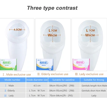 Cofoe Urină Colector Reuseable în Vârstă incontinență Urinară punga de Urina Masculin Feminin Silicon Urină Urinare Dispozitiv Cu Cateter