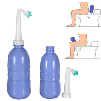Culoare aleatorii 450/500 ml Portabil Gol Bideu Sticla de Călătorie Portabil Toaletă Parte SpraySeat Apă