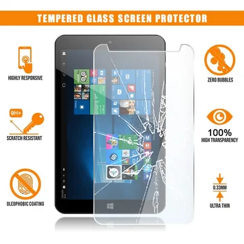 Ecran Protector Pentru AIRIS WinPad 81W Tableta Sticla 9H Rezistent la zgarieturi Anti-amprente HD Clear Film Garda de Acoperire