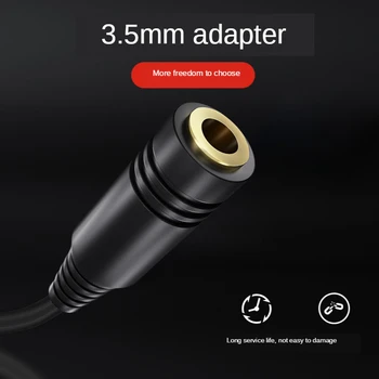 Extern Clip-on Rever Lavaliera pentru Căști Microfon Mini Microfon de 3,5 mm Voce Amplificator Pentru Iphone, Android Telefon Mobil NOU