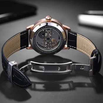GUANQIN Nouă bărbați ceasuri de top de brand de lux Luminos Automate ceas barbati Tourbillon impermeabil aur Mecanice relogio masculino