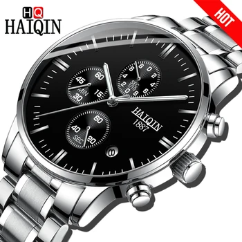 HAIQIN Mens ceasuri de Top de brand de lux cuarț ceas pentru bărbați impermeabil sport barbati ceas de afișare a datei ceas de mana barbati Relogio Masculino