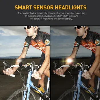 Lanterna Pentru Bicicleta Lanterna 4000 MAH 800 Lumeni Biciclete Bicicleta Lumina Lampa LED pentru Faruri USB Reîncărcabilă