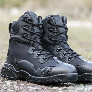 Mens Ghete Sport în aer liber, Vânătoare, Drumeții Pantofi pentru Bărbați de Munte Adidași Militare Tactice de Boot Non-Alunecare Chaussure Chasse