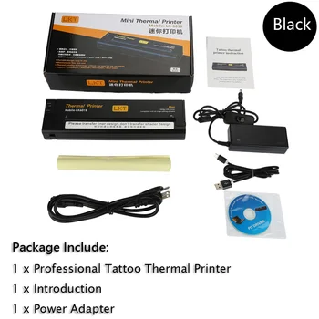 Nou Alb/Negru Mini USB Desen Tatuaj Stencil Mașină de Transfer Termic Imprimare Pentru Copiator format A4 Hârtie de Transfer Corpul de Artă
