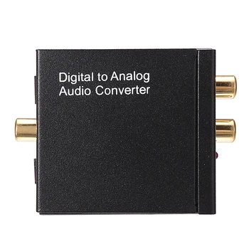 Noul 3.5 mm Jack Audio Analogic Convertor Adaptor RCA Optică cu Cablu Coaxial de Înaltă Calitate, Amplificator cu Decodor Adaptor Accesorii