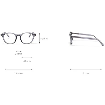 Peekaboo TR90 optice rama de ochelari pentru barbati blue light retro pătrat ochelari pentru femei acetat de înaltă calitate stil coreean