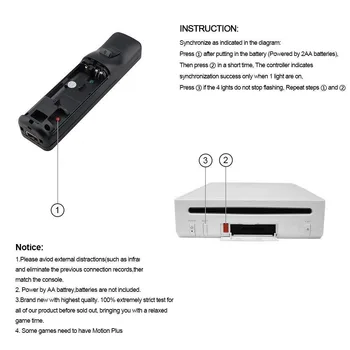 Pentru Nintend Wii GamePad Wireless Remote Controle Fara Motion Plus+Nunchuck Controller Joystick Pentru Nintendo Wii Accesorii