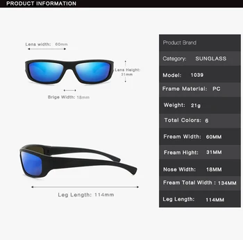 Polarizat ochelari de Soare Femei UV400 Rama Neagra Sport Ochelari de Soare Barbati de Brand Designer de Conducere Ochelari de Gafas 2020 Fierbinte