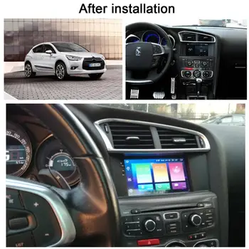 PX6 DSP 4+64G Android 10.0 Car Multimedia DVD Player Pentru Citroen C4 C4L DS4 2011-2016 GPS Navi Auto Stereo Radio, Video, Unitate de Cap