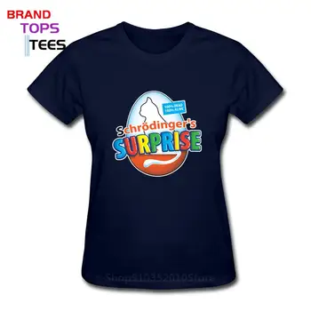 Schrodingers Cat Tricou femei Luminos În Întuneric Teoria Big Bang-ului T-shirt femme camiseta Schrodingers Surpriză Topuri & Tee
