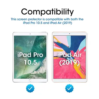 Temperat Pahar ecran protector Pentru Apple iPad air 2019 pentru iPad pro 10.5 inch Folie de Protectie pentru Ipad air mini 1 2 3 4 5