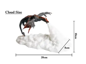 TWISTER.CK CONDUS Dragon Lumina de Noapte de Imprimare 3D Animal în formă de Lampă de Noapte Reîncărcabilă mai Bune Cadouri pentru Copii