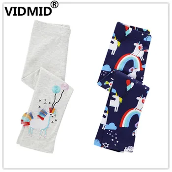 VIDMID Copii Leggings pentru Fete Pantaloni pentru copii Animal Print Slab Fata de Copil Jambiere pentru Copii Pantaloni de Bumbac Haine W01