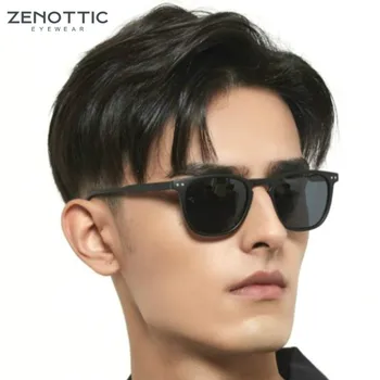 ZENOTTIC Retro Pătrat ochelari de Soare Polarizat Oameni de Sport de Conducere Ochelari de Soare de Designer de Brand Protecție UV400 Ochelari de cal Nuante de Ochelari